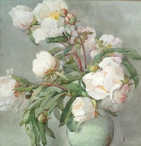 MARTIN Ethel H 1871-1954,Paeony,Bonhams GB 2005-02-14