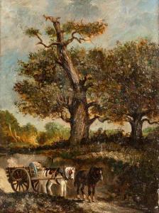 MARTIN Etienne Philippe 1858-1945,La charrette au bois,Millon & Associés FR 2020-05-15