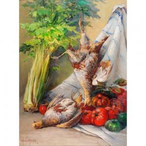 MARTIN FERRIERES Jacques 1893-1972,Nature morte aux perdreaux,Herbette FR 2013-02-03