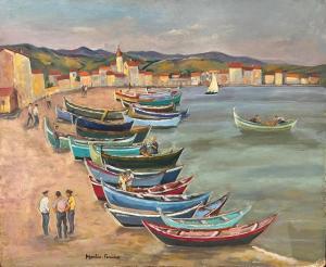 MARTIN FERRIERES Jacques 1893-1972,Port in the South of France,Matsa IL 2024-01-29