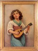 MARTIN G.L 1800-1900,Boy Playing a Madolin,Nye & Company US 2012-06-19