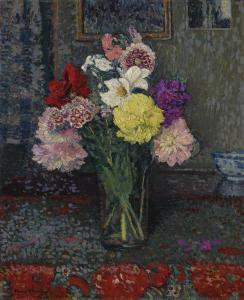 MARTIN Henri Jean Guillaume 1860-1943,DAHLIAS,Sotheby's GB 2017-11-15