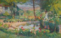 MARTIN Henri Jean Guillaume 1860-1943,Le Bassin principal du parc de Marquayrol à La,1905,Sotheby's 2022-05-18
