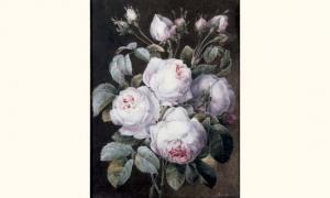 MARTIN Henriette 1800,bouquet de roses,Versailles Enchères FR 2004-06-20