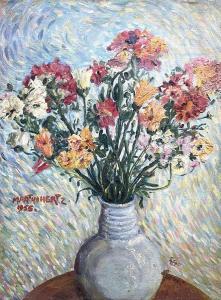 Martin Hertz 1893-1972,Flower Vase,1955,Montefiore IL 2021-12-14