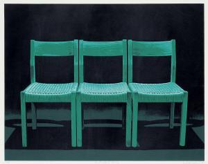 MARTIN Ian 1945,The Rainforest Chairs [Green] #11/14,1981,Levis CA 2023-03-11