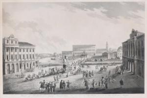 MARTIN J.F 1755-1816,Utsigt af Stockholm från Gustaf Adolphs Torg,Bruun Rasmussen DK 2017-12-11
