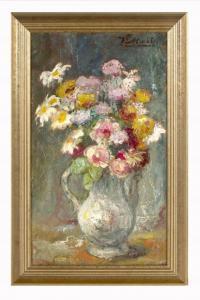 MARTIN Jacques 1844-1919,Bouquets de fleurs dans une verseuse,Aguttes FR 2024-04-25