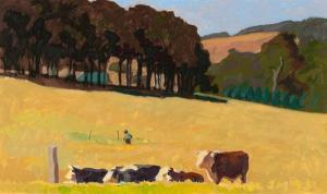 MARTIN JANE 1949,COWS AT MARGARET RIVER,1993,GFL Fine art AU 2022-08-21