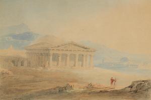 MARTIN John 1789-1854,Classical figures near a temple,1812,Bonhams GB 2024-04-10