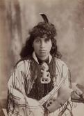 MARTIN JOSHUA,Portrait d’’une jeune fille Maori Susan Rotorua,1880,Tajan FR 2014-11-14