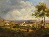 MARTIN Martin,Oberbayerische Landschaft
mit Bauernpaar,1850,Scheublein Art & Auktionen 2009-09-18