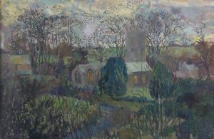 MARTIN Mary 1907-1969,St Dominic Church, Winter Evening,20th century,Tooveys Auction GB 2024-09-04