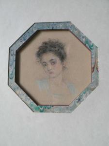 MARTIN 1900-1900,Portrait de jeune femme,Daguerre FR 2015-07-11