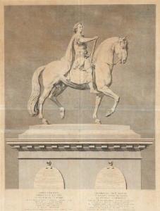 MARTIN PREISLER JOHAN,The equestrian statue of King Frederik V of Denmar,Bruun Rasmussen 2021-08-09