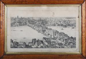 MARTIN Robert 1925-2001,A View of London Bridge in the Year 1647, from,19th century,Tooveys Auction 2023-01-18