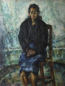 MARTIN Robert 1925-2001,Portrait d'une femme Algérienne,1955,Joron-Derem FR 2019-02-15