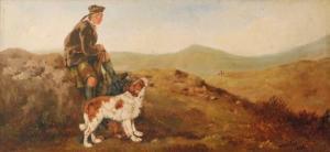 MARTIN S,Sportsmen with their dogs beating along a hed,1886,Fieldings Auctioneers Limited 2018-07-28