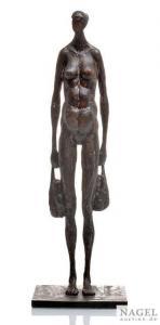 MARTIN Seth Roland 1886-1925,Female nude with bags,Nagel DE 2012-12-05