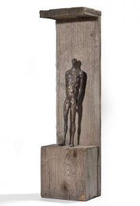 MARTIN Seth Roland,Martin, Roland: Standing male nude, 198.Bronze, br,1980,Nagel 2008-10-15