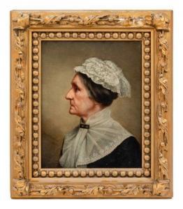MARTIN Silas 1841-1906,Portrait of a Woman,1887,Hindman US 2020-10-15