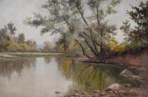 MARTIN Silas 1841-1906,Reflections in a Stream,Barridoff Auctions US 2016-05-05