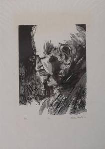 MARTIN Stefan 1936-1994,Portrait of Ben Shahn,Stair Galleries US 2013-02-02