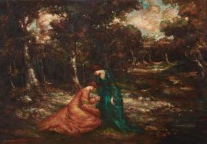 MARTIN William Alison 1878-1936,Two elegant ladies in a wooded landscape,Bonhams GB 2019-06-24