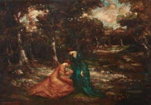 MARTIN William Alison 1878-1936,Two elegant ladies in a wooded landscape,Bonhams GB 2019-11-18