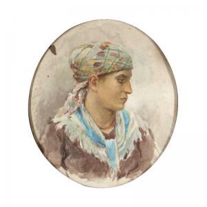 MARTINEAU Edith 1842-1909,STUDY OF A ROMAN LADY,Sotheby's GB 2004-07-14