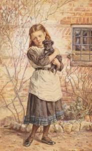 MARTINEAU Edith 1842-1909,The Best Of Puppies,1879,Bellmans Fine Art Auctioneers GB 2022-10-11