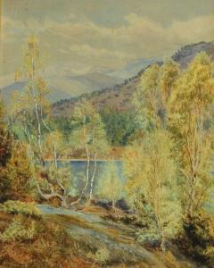 MARTINEAU Gertrude 1862-1911,Birches in Spring,1905,Mallams GB 2017-03-16