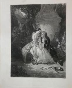 MARTINET Alphonse 1821-1861,Voltaire et Melle du Noyer,1852,Goya Subastas ES 2021-07-16