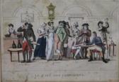 MARTINET Chez,Le Café des Comédiens,1810,Osenat FR 2013-04-28