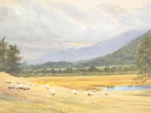 Martineu Gertrude 1837-1924,sheep before hill,Golding Young & Mawer GB 2017-10-04