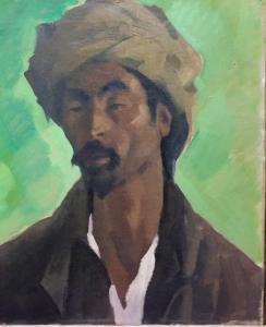 MARTINEZ Antoine 1913-1970,Portrait d'homme des steppes,Millon & Associés FR 2018-04-11
