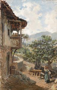 MARTINEZ CUBELLS Salvador 1845-1914,Asturian landscape,Subastas Segre ES 2024-02-06