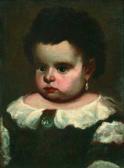 MARTINEZ DEL MAZO Juan Bautista 1612-1667,Retrato de niña. Hija menor del pinto,Subastas Bilbao XXI 2008-10-14