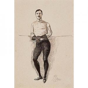 MARTINEZ DEL RINCON Y TRIVES Serafín 1840-1892,Jugador de esgrima,Subastas Segre ES 2011-05-24