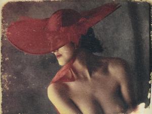 martinez gabriel 1957,Nude Beauty in Red Hat,Simpson Galleries US 2019-05-18