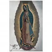 MARTINEZ Julio 1979,Virgen de Guadalupe con un solo pájaro,Morton Subastas MX 2016-10-20