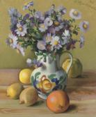 MARTINEZ Raoul 1876-1973,A still life with asters and fruit,Christie's GB 2006-06-13