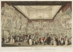 MARTINI Pietro Antonio 1739-1797,The Exhibition of the Royal Academy, 1787,Schloss DE 2022-09-10