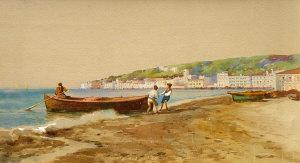 Martino,Boys pulling a dinghy ashore,1892,Rosebery's GB 2010-10-05