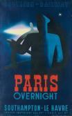 MARTON Lajos 1891-1952,SOUTHERN - RAILWAY / PARIS OVERNIGHT,1938,Swann Galleries US 2020-08-27