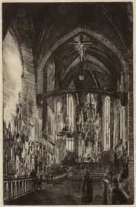 MARTUSZEWSKI Franciszek,Wnętrze kościoła,1925,Nautilus PL 2006-12-16