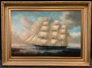 MARTZ Henry Randolph 1895,Full Sail on a Choppy ,20th century,Bamfords Auctioneers and Valuers 2021-09-23