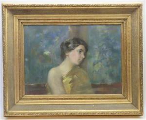 MARUSSIG Anton 1868-1925,zugeschrieben Junge Frau mit romantischem Blick,Palais Dorotheum 2017-12-07