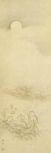 MARUYAMA Ozui 1766-1829,Moon and autumn grasses,Christie's GB 2001-10-15