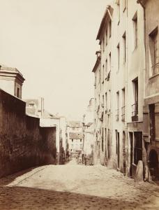 MARVILLE Charles,Rue d'Arras (de la Rue Clopin),1865,Phillips, De Pury & Luxembourg 2014-11-18